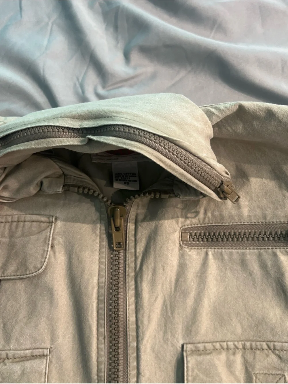 Vintage Banana Republic Fishing Vest Pockets Safari Travel Size XS Beige hunting